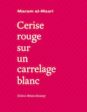 Cerise rouge sur carrelage blanc
